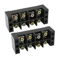 thumbnail image 4 of Terminal Block, High Temperature Resistance TBC Fixed Type PC Iron Terminal Strip 2 Pcs  for Bridges 3 Bits 1003,4 Bits 1004, 4 of 7