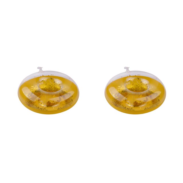Posavasos inflables Toystoory para niños soporte circular Amarillo 2Conjunto