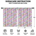 thumbnail image 2 of Blackout Kids Curtains,Colorful Cartoon Unicorn Pattern Childrens Insulated Curtains Set Of 2,Bedroom Essentials,Toddler Room Decor 42"x54", 2 of 5