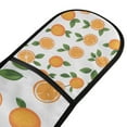 thumbnail image 4 of Yayeee Double Oven Mitt Kitchen Heat Resistant Baking 35" x7" Quilted Glove, Orange, 4 of 6