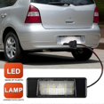 thumbnail image 4 of 2pcs Car 18leds License Plate Lights Plastic For Nissan Qashqai X-trail Juke Primera Bright Led Number Licence Plate Light, 4 of 5