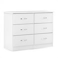 thumbnail image 4 of Herval Nevada Collection 3 Piece Engineered Wood Bedroom Set in White, 4 of 10