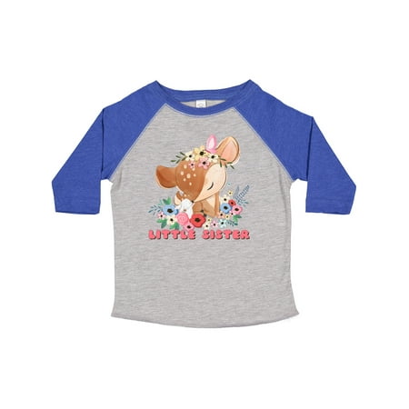

Inktastic Little Sister Deer Gift Toddler Toddler Girl T-Shirt