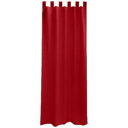 Seed Sprout Solid Red Tab 84" Panel