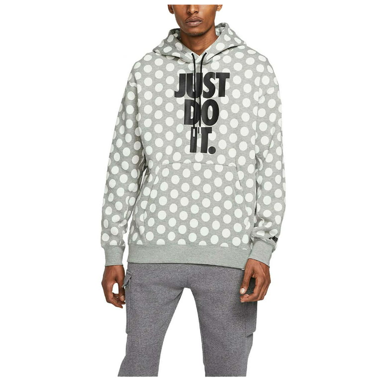 Overname zwaarlijvigheid Monet Nike Men's Just Do It Polka Dot Pullover Hoodie (Heather Grey/White,  X-Large) - Walmart.com