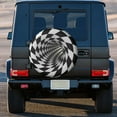 thumbnail image 3 of Kdxio 3D Vortex Illusion for Tire Cover Wheel Protectors Tyre Covers Weatherproof Wheel Covers Universal Fit for Trailer Rv SUV Truck Camper Travel Trailers 15 inch, 3 of 8