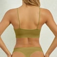 thumbnail image 5 of Women's Y Back Sports Bra Thin Spaghetti Strap Yoga Top, Padded Low Impact Workout Lingerie, Wireless Seamless Running Vest, Breathable Beautiful Back Bralette, Soft Comfort Gym Crop Top, 5 of 5
