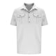 thumbnail image 3 of Camisa de Manga Corta de los Hombres con Botón de Color Sólido Blusa de Cuello con Bolsillo, Top de Poliéster Casual para Toda la Temporada de Uso Diario Y Casual, 3 of 5