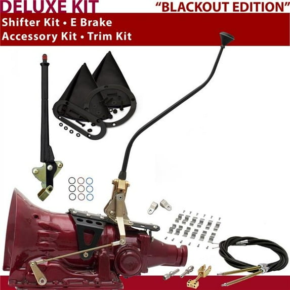 American Shifter AOD Shifter Kit 23 in. Swan E Brake Cable Clamp Clevis Trim Kit for D2585