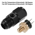 thumbnail image 4 of Unique Bargains 1 Set Auto Engine Temperature Cooling Fan Switch Thread-On AN Fitting Adapter 10AN 180'F On-165'F Off, 4 of 6