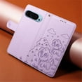 thumbnail image 7 of For Google Pixel 10 Pro XL Dog Embossing Leather Phone Case with RFID Blocking Card Slot Wallet Magnetic Clasp Lanyard Flip Stand Case,Purple, 7 of 7