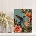 thumbnail image 2 of Toile Murale Florale Colibri 15,75 X 11,81 Pouces, 2 of 8