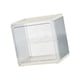 thumbnail image 1 of Estante de Almacenamiento de Tazas, Estante de Exhibición de Tazas de Escritorio, Soporte para Vasos de Agua de Vidrio Transparente de Gran Capacidad, Blanco, 1 of 9