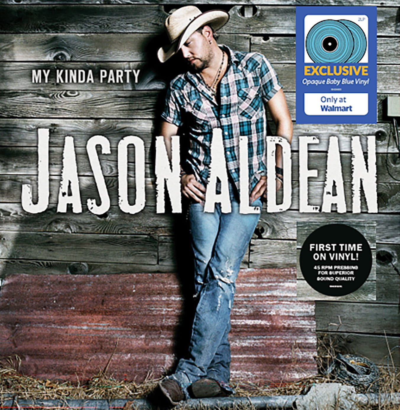 Jason Aldean - My Kinda Party (Walmart Exclusive) - Baby Blue Vinyl 2 LP