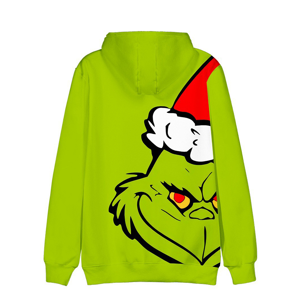Christmas Grinch Oversized Hoodies Women's Men's Clothing Aesthetic The  Grinch Hoodie Jacket Kids Sweatshirt Pocket Pullover Winter Tops Sweater -  Walmart.com