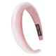 thumbnail image 1 of FXQHAN Diademas Acolchadas Diadema de Terciopelo Diademas Gruesas de Esponja hinchada Diadema Ancha Vintage para Mujer (Rosa), 1 of 5