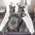 thumbnail image 1 of HAHDAXIA Dog Bedding Solid Comforter Set for All Seasons,3 Pieces(1 Comforter+2 Pillowcases),Soft Microfiber Bedding Set Full(79"x90"), 1 of 7