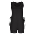 thumbnail image 6 of Lovskoo 2025 Shorts Overalls for Women Sleeveless Adjustable Strap Short Rompers Jumpsuit with Pockets Black 2XL, 6 of 6