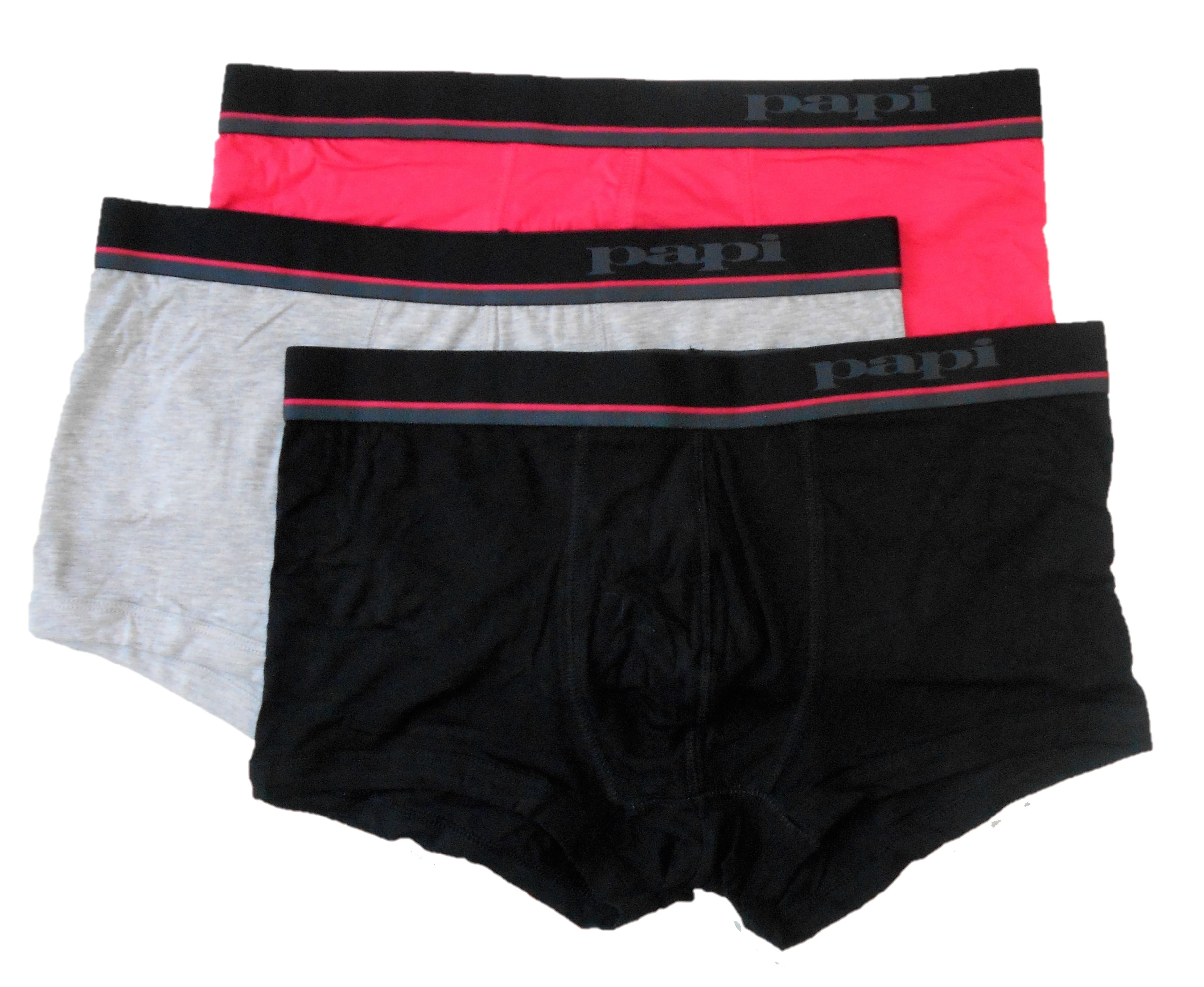 papi - PAPI MEN UNDERWEAR PACK X3 - 527 PINK - LARGE ...