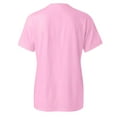 thumbnail image 5 of PMUYBHF T-Shirt Décontracté Imprimé à Manches Courtes Col Rond pour Femmes 8555 S, 5 of 5