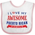 thumbnail image 3 of Inktastic Puerto Rico Love My Puerto Rican Family Boys or Girls Baby Bib, 3 of 4