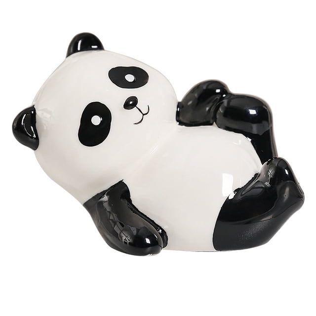 Alcancía Coin Bank Cartoon Panda Home para niños de PVC