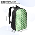 thumbnail image 2 of Uemuo Broccoli 1 Printed Durable 17-inch Student Backpack - Lightweight, Waterproof, Adjustable Straps, Ideal for School, Work, Travel, 2 of 5