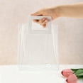 thumbnail image 4 of Unique Bargains 1 Pc Clear Gift Bag Durable Square Reusable Gift Bag White, Transparent 7.87"x3.94"x7.09"(L*W*H), 4 of 5