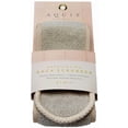 thumbnail image 3 of AQUIS Double-Sided Exfoliating and Cleansing Back Scrubber, Microfiber, Off-White, 1 Count, 3 of 3