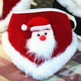 thumbnail image 4 of Navidad PET adorable Santa Claus Collar Babero BIB bufanda Dog Cat Saliva Toalla Suministros para mascotas - Tamaño S (Rojo), 4 of 7