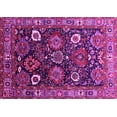 thumbnail image 1 of Ahgly Company Indoor Rectangle Oriental Pink Industrial Area Rugs, 7' x 9', 1 of 4