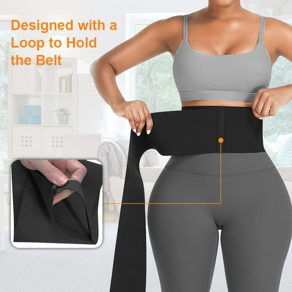 Waist Trainer for Women Snatch Bandage Wrap Plus Size Workout Waist Trimmer for Gym Sport