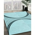 thumbnail image 2 of Ahgly Company Indoor Rectangle Patterned Electric Blue Area Rugs, 5' x 8', 2 of 6
