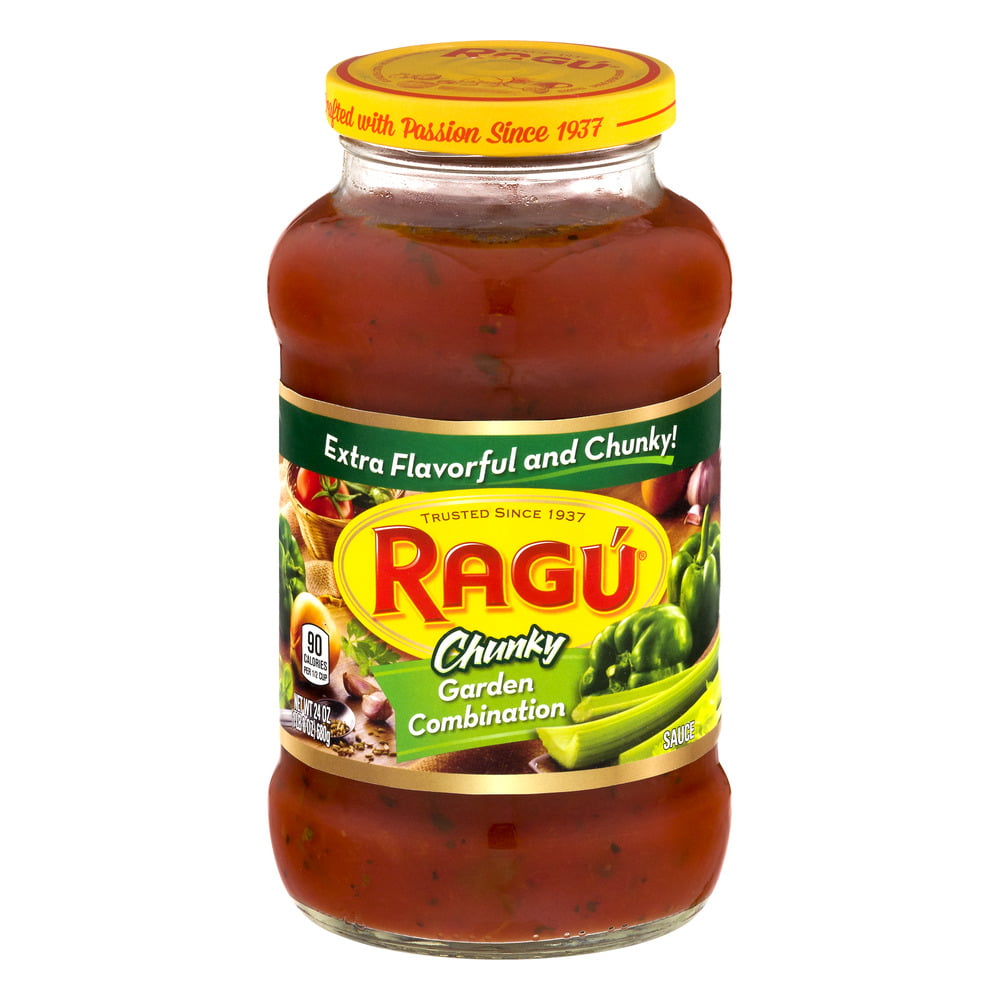 Ragu Chunky Garden Combination Pasta Sauce 24 oz. - Walmart.com