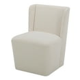 thumbnail image 2 of Moe's Home Collection Cormac Fabric Dining Chair White Color, 2 of 4