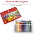 thumbnail image 4 of Faber-Castell Watercolor Crayons with Brush | Back to School Supplies | 15 Colors - Art Supplies for Kids, 4 of 6