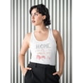 thumbnail image 2 of Your Mom Is Home Racerback Tank Women -Image by Shutterstock, Female XX-Large, 2 of 4