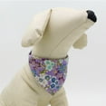 thumbnail image 3 of Methold Ajustable mascota perro cachorro gato cuello bufanda Bandana Collar pañuelo Accesorios Suministros para perros violeta XS, 3 of 4