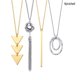 thumbnail image 3 of Collares largos Minnieouse para mujer colgante geométrico 4 piezas, 3 of 5