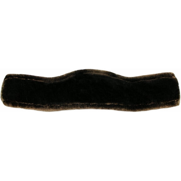 ECP Faux Shearling Contoured Girth Cover 35 Inches Brown