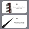 thumbnail image 3 of Peine de tinte para teñir el cabello con peine desenredante de rodillo para peluquería, pe Abanopi Peine, 3 of 6