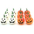 thumbnail image 2 of Sunloudy Artificial Pumpkins Halloween Decorations Scary Smiling Face Simulation Foam Pumpkins for Halloween Home Decorations, 2 of 6