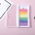 thumbnail image 4 of LUU-Lash Extension Kit, 120 Pcs DIY Lash Clusters Individual 14mm 16mm Mixed Soft False Eyelashes Rainbow Colorful Cluster Lashes Reusable Fluffy Lash for Women_SAI, 4 of 9