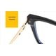 thumbnail image 3 of Gafas Anti Luz Azul Shiratori Rectangulares con Montura Negra, 3 of 7