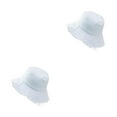 thumbnail image 4 of kurtrusly Bucket Hat Fashionable Sun Protection For Outdoor Activities Casual Comfort white 2Set, 4 of 6