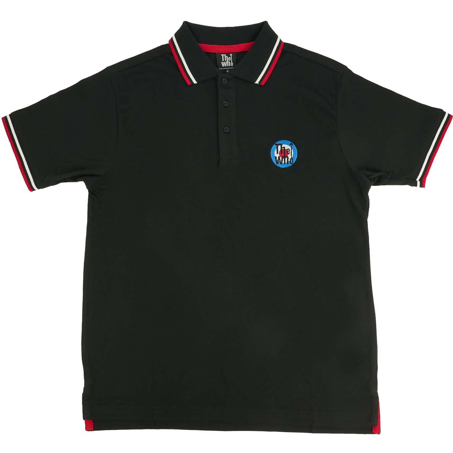 The Who T-shirt Target Logo Polo Shirt Men's Black