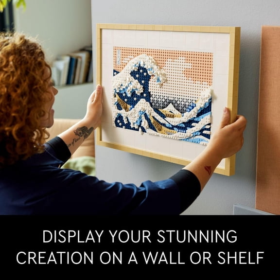 Art Hokusai The Great Wave Framed Wall Art Set - 1810 Piece  Decor for Home, Office, Adults