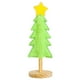 thumbnail image 2 of Árbol de Navidad de Mesa de Madera | Adornos de Madera Maciza | Decoración Navideña Artesanal | Decoración de Escritorio Duradera | Idea de Regalo Festiva | 1 Árbol de Navidad, 2 of 5