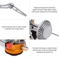 thumbnail image 4 of Stainless Steel Folding Camping Stove Portable Triangular Butane Gas Stove, 4 of 5