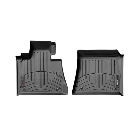 WeatherTech Custom Fit FloorLiners compatible with BMW X5 4.6is, X5 4.8is, X5 3.0i, X5 4.4i - 1st Row (Driver & Passenger), Black